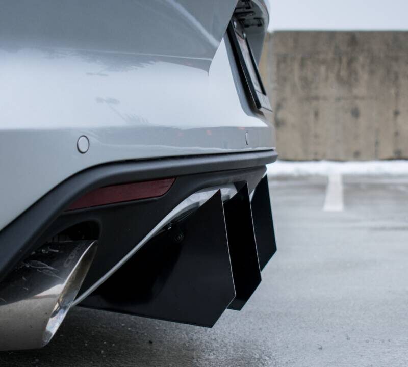 LiquiVinyl 2015-2017 Ford Mustang "Premium Rear Bumper" Diffuser Fins