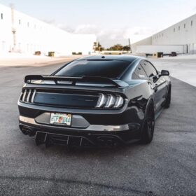 ZL1 Addons 2018-2023 Ford Mustang Performance Pack 1 Wickerbill Wing - Image 1