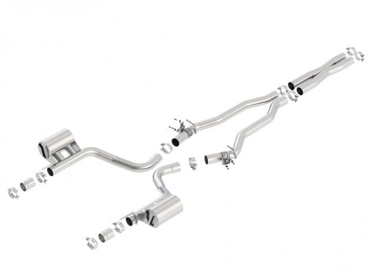 Borla Exhaust 2015-2021 Dodge Challenger R/T SCAT Pack SRT 392 ATAK Cat-Back Exhaust (Valved)
