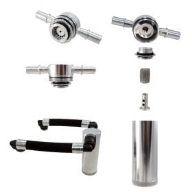 UPR Products 2015-2023 Ford Mustang Ecoboost Plug N Play Single Valve Catch Can - Image 5
