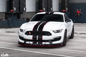 LiquiVinyl 2015-2020 Ford Mustang GT350 Front Splitter (OEM Bumper) Front Splitter - Image 3
