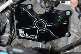 Radium Engineering 2015-2023 Ford Mustang EcoBoost PCV Baffle Plate - Image 1