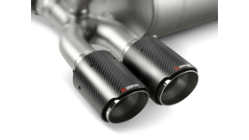 Akrapovic M4 Slip-On Line Titanium Exhaust (Carbon Tips) for BMW M4 - Image 4