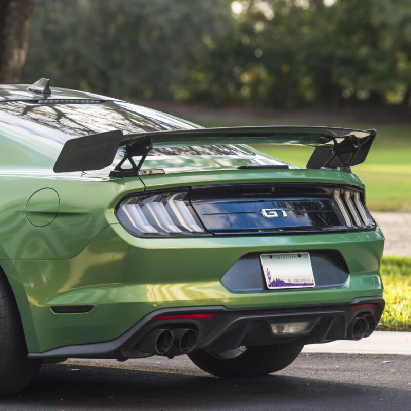 FFP 2015-2023 Ford Mustang GT500 V3 Dry Carbon Fiber Track Pack Rear Wing - Ceramic Pro PPF
