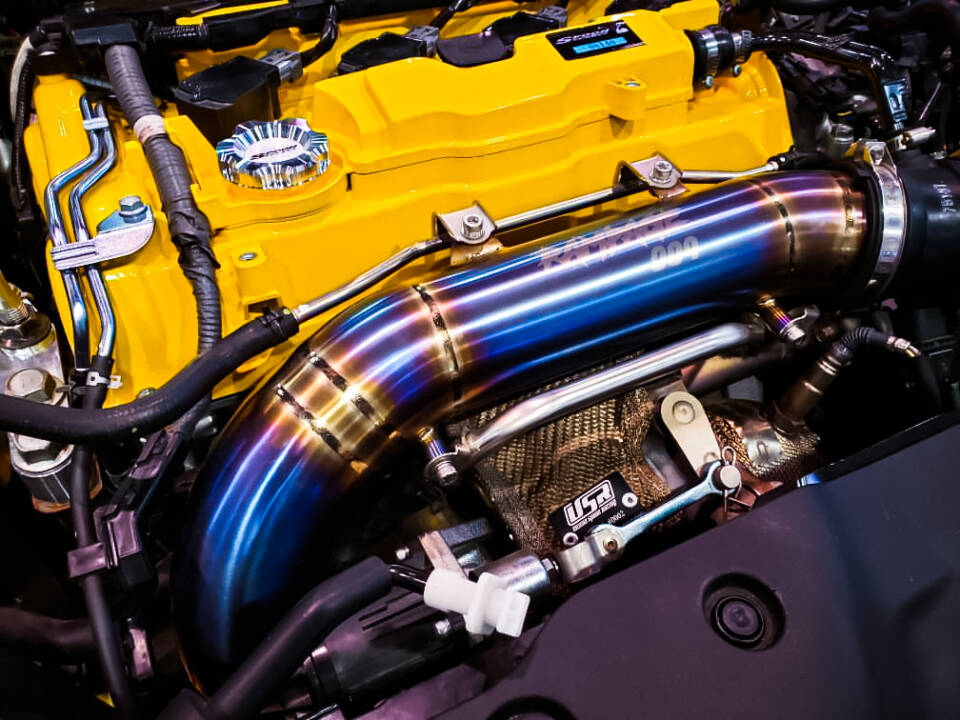 Rampage Fabrication Design 2017 2019 Honda Civic Type R Titanium Turbo Inlet Pipe 8