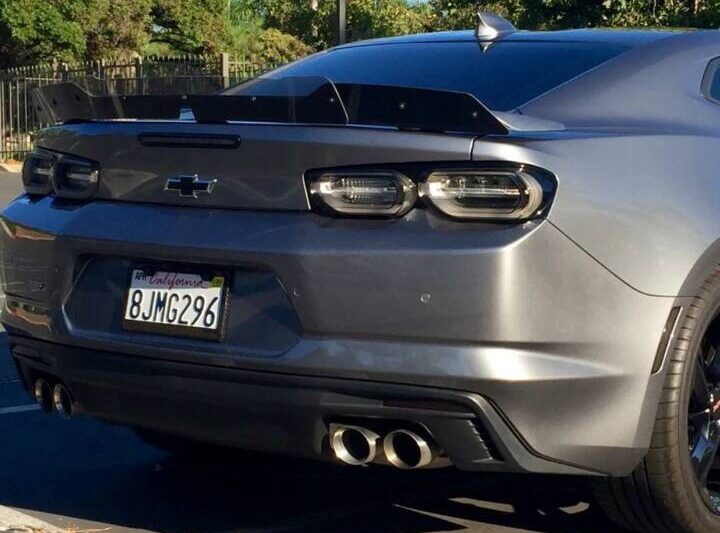ZL1 Addons 2019-2024 Chevrolet Camaro SS Wickerbill (Rear View Camera Model)