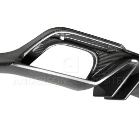 Anderson Composites 2018-2023 Ford Mustang Type-AR Carbon Fiber Quad Tip Rear Diffuser - Image 3