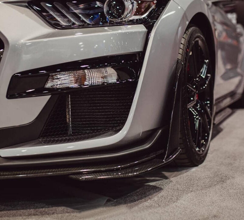 Anderson Composites 2020-2022 Ford Mustang Shelby GT500 Front Splitter Wickers