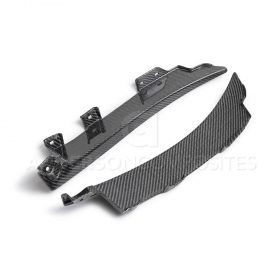 Anderson Composites 2020-2022 Ford Mustang Shelby GT500 Carbon Fiber Rear Splash Guards - Image 1
