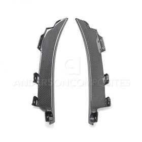 Anderson Composites 2020-2022 Ford Mustang Shelby GT500 Carbon Fiber Rear Splash Guards - Image 2