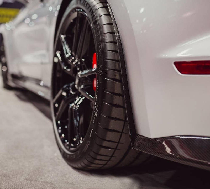 Anderson Composites 2020-2022 Ford Mustang Shelby GT500 Carbon Fiber Rear Splash Guards