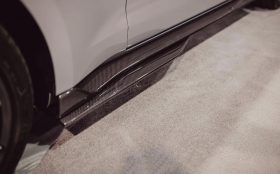 Anderson Composites 2020-2022 Ford Mustang Shelby GT500 Carbon Fiber Sider Rocker Panel Splitter Extensions