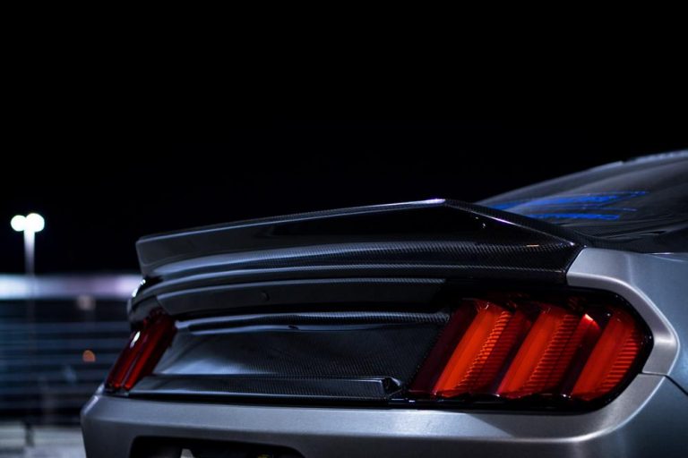 Anderson Composites 2015-2023 Ford Mustang Double Sided Carbon Fiber Type-ST Trunk with Duckbill Spoiler