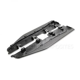 Anderson Composites 2020-2022 Ford Mustang Shelby GT500 Carbon Fiber Sider Rocker Panel Splitter Extensions - Image 4