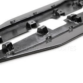 Anderson Composites 2020-2022 Ford Mustang Shelby GT500 Carbon Fiber Sider Rocker Panel Splitter Extensions - Image 2
