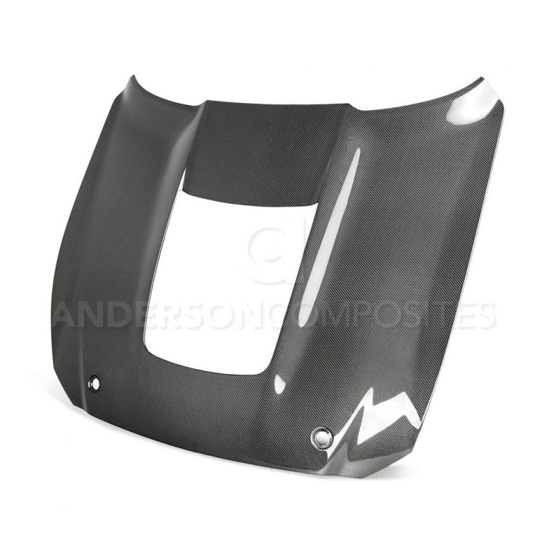 Anderson Composites 2020-2022 Ford Mustang Shelby GT500 Double Sided Carbon Fiber Hood