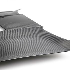 Anderson Composites 2020-2022 Ford Mustang Shelby GT500 Double Sided Carbon Fiber Hood - Image 3