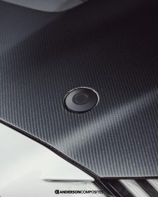 Anderson Composites 2020-2022 Ford Mustang Shelby GT500 Double Sided Carbon Fiber Hood - Image 4