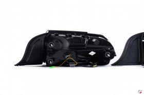 Vland 2015-2023 Ford Mustang Multi Mode Smoked LED Euro Tail Lights - Image 3