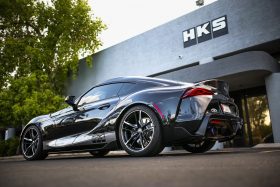 HKS Supra GR Without OPF Dual Hi-Power Titanium Tip Cat Back Exhaust for GR Supra - Image 4