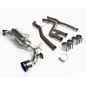 HKS Supra GR Without OPF Dual Hi-Power Titanium Tip Cat Back Exhaust for GR Supra