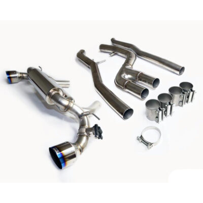 HKS 2020-2022 Toyota Supra GR Without OPF Dual Hi-Power Titanium Tip Cat Back Exhaust