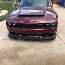 ZL1 Addons 2018-2023 Dodge Challenger Hellcat/Red Eye/RT Scat Pack Widebody Front Splitter Extension - Image 2