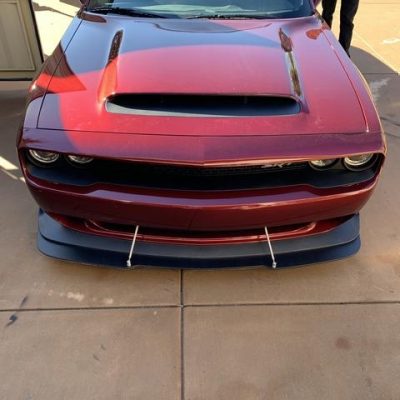 ZL1 Addons 2018-2023 Dodge Challenger Hellcat/Red Eye/RT Scat Pack Widebody Front Splitter Extension