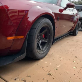 ZL1 Addons 2018-2023 Dodge Challenger SRT Hellcat / Demon Wide Body Side Skirts - Image 1