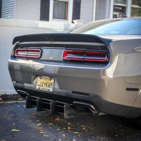 ZL1 Addons 2015-2023 Dodge Challenger Deluxe Rear Diffuser - Image 2