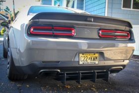 ZL1 Addons 2015-2023 Dodge Challenger Deluxe Rear Diffuser - Image 3
