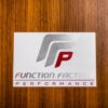 Function Factory Performance Sticker 2