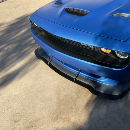 ZL1 Addons 2015 2020 Dodge Challenger Hellcat Redeye Front Splitter 7