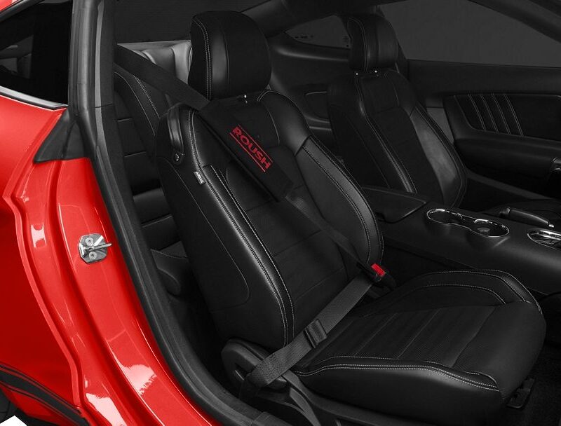 Roush Performance 2015-2023 Ford Mustang Seat Belt Comfort Sleeve - Black