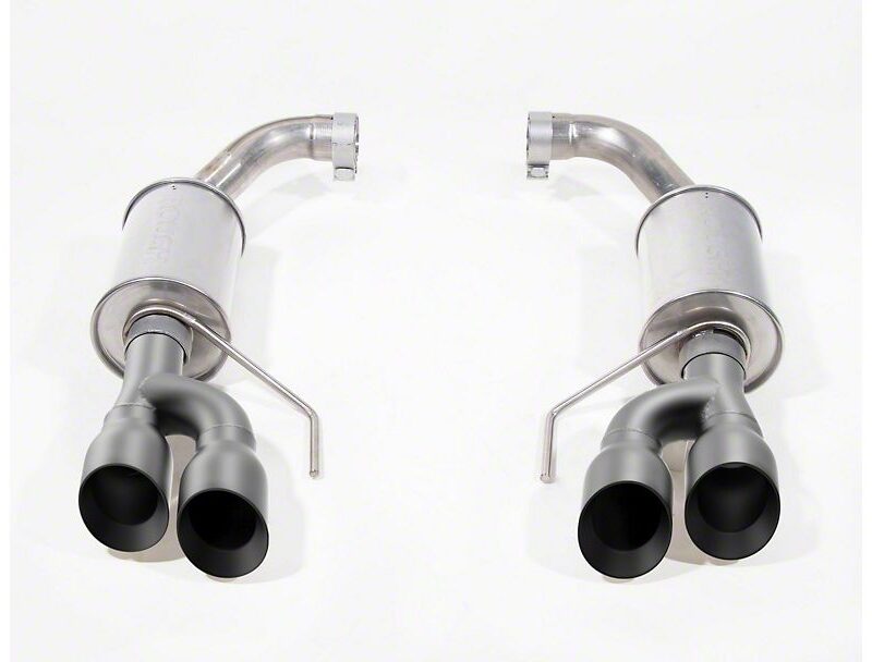 Roush 2018-2020 Ford Mustang GT Axel-Back Exhaust with Black Tips