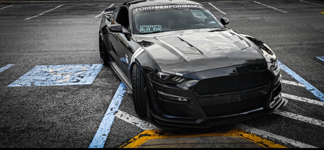 Ikon Motorsports 2018-2020 Ford Mustang GT500 Front Bumper Conversion