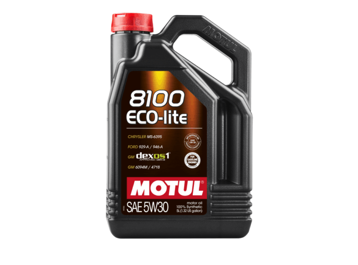 Motul 2015-2023 Ford Mustang Ecoboost 8100 ECO-Lite 5W30 Oil Change Kit