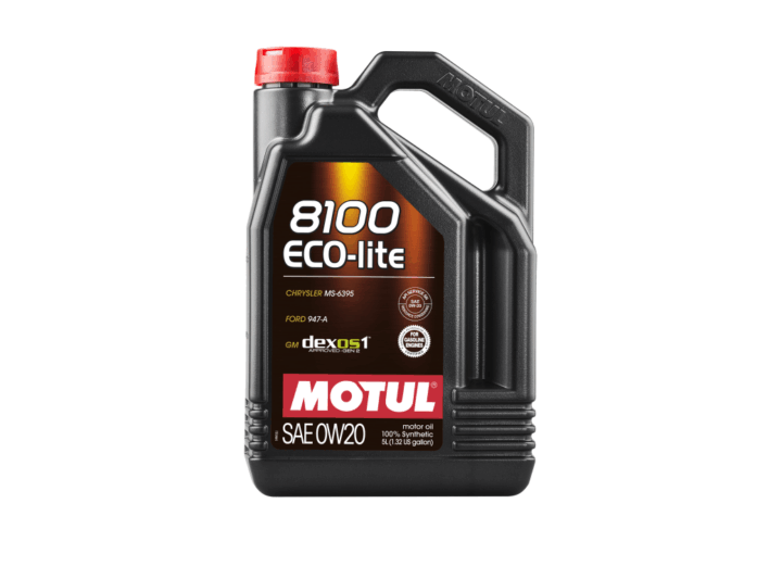 Motul 2018-2022 Ford Mustang GT 8100 ECO-Lite 0W20 Oil Change Kit