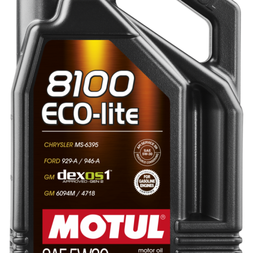 Motul 2018-2020 Ford Mustang Ecoboost 8100 ECO-Lite 0W30 Oil Change Kit