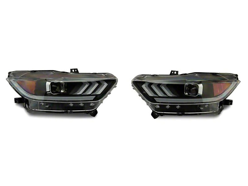 Raxiom 2015-2020 Ford Mustang LED Projector Headlights - Image 3