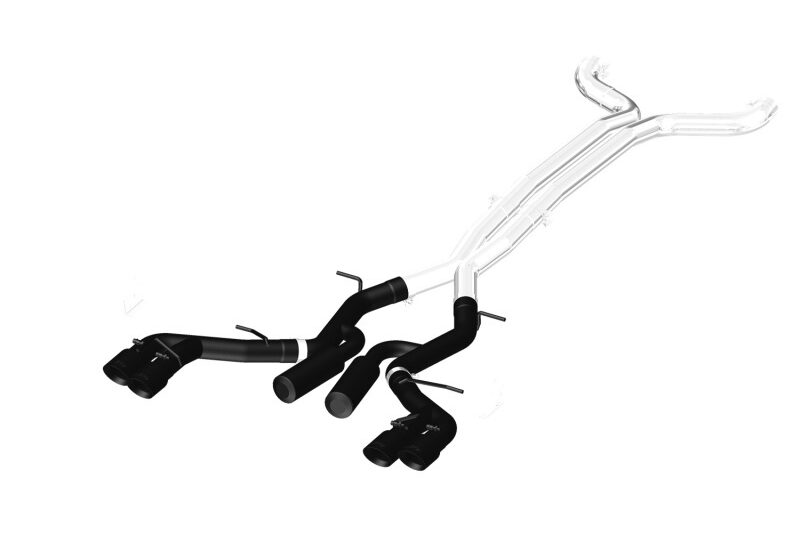 MBRP 2016-2021 Chevrolet Camaro SS / ZL1 6.2L 6 Speed 3" Black Dual Cat Back Race Version Exhaust