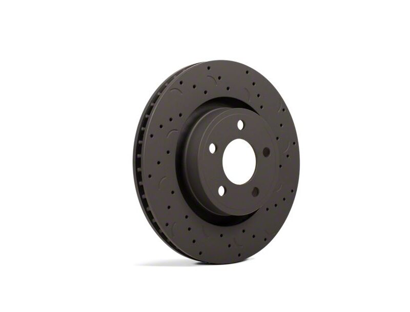 Hawk Performance 2015-2020 Ford Mustang GT / Ecoboost Performance Pack Talon Slotted and Drilled Front Brake Rotors (Set)