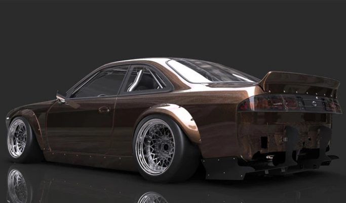 Rocket Bunny 1995-1998 Nissan 240sx S14 V2 Boss Duck Tail Wing