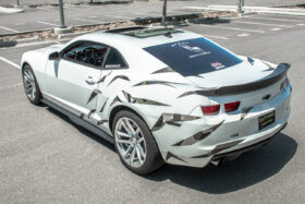 Extreme Online Store EOS Camaro SS Primer Black ZL1 Performance Aerodynamic Full Body Kit for Camaro - Image 4