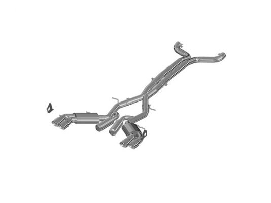 MBRP 2016-2021 Chevrolet Camaro SS 6.2L V8 6 Speed 3″ Dual Cat-Back Street Version Exhaust - T409