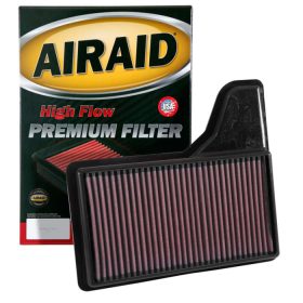Airaid 2015-2023 Ford Mustang (EcoBoost, V6, GT) Direct Fit Replacement Air Filter; Red SynthaFlow Oiled Filter - Image 4