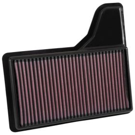 Airaid 2015-2023 Ford Mustang (EcoBoost, V6, GT) Direct Fit Replacement Air Filter; Red SynthaFlow Oiled Filter