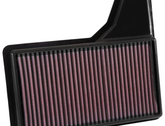 Airaid 2015-2023 Ford Mustang (EcoBoost, V6, GT) Direct Fit Replacement Air Filter; Red SynthaFlow Oiled Filter
