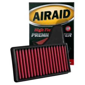 Airaid 2015-2023 Ford Mustang (EcoBoost, V6, GT) Direct Fit Replacement Air Filter; Red SynthaMax Dry Filter - Image 3