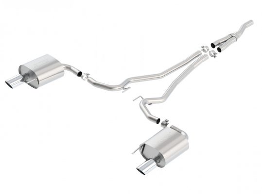 Borla Exhaust 2015-2023 Ford Mustang EcoBoost Stinger S-Type Cat-Back Exhaust with Polished Tips